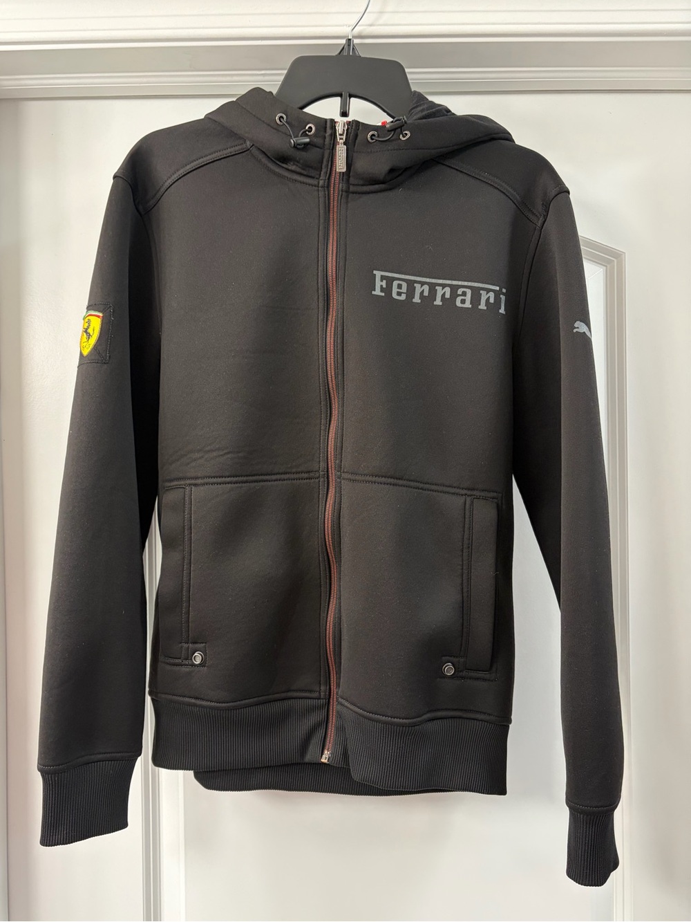 Puma Ferrari Italy Scuderia Full Zip Hooded  sweatshirt Racing Auto F1 Small